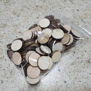 1/4" Thick - Extra Small Birch Blank Rounds - Various Sizes - 1/2" to 5" - Confetti - Ornaments - Tiered Tray - Glowforge - Knot Creatives