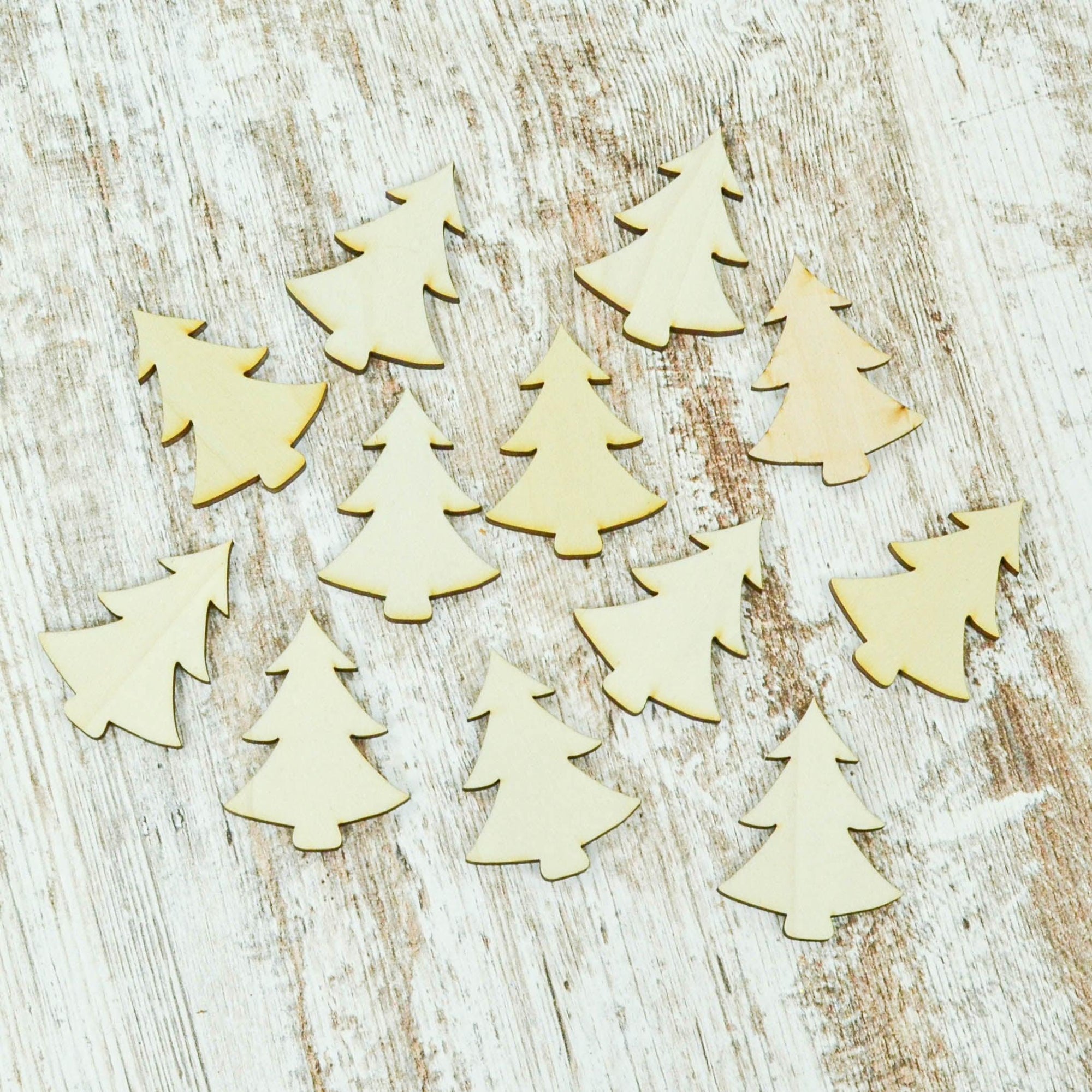 Christmas Tree Wooden Blank Cutout - Knot Creatives