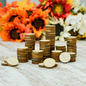 1/4" Thick - Small Birch Blank Rounds - Various Sizes - 6" to 8" - Nursery Round - Ornaments - Tiered Tray - Glowforge - Knot Creatives