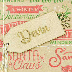 Custom Engraved Christmas Gift Tags - Knot Creatives