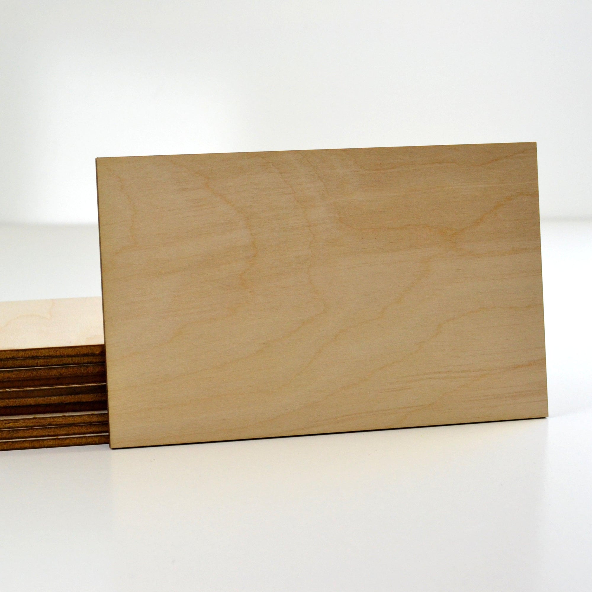 Glowforge Blanks - Sign and Craft Blanks - Earring Wood - Bulk Cut Box of 1/4" Bulk Baltic Birch 5" x 8" - Knot Creatives