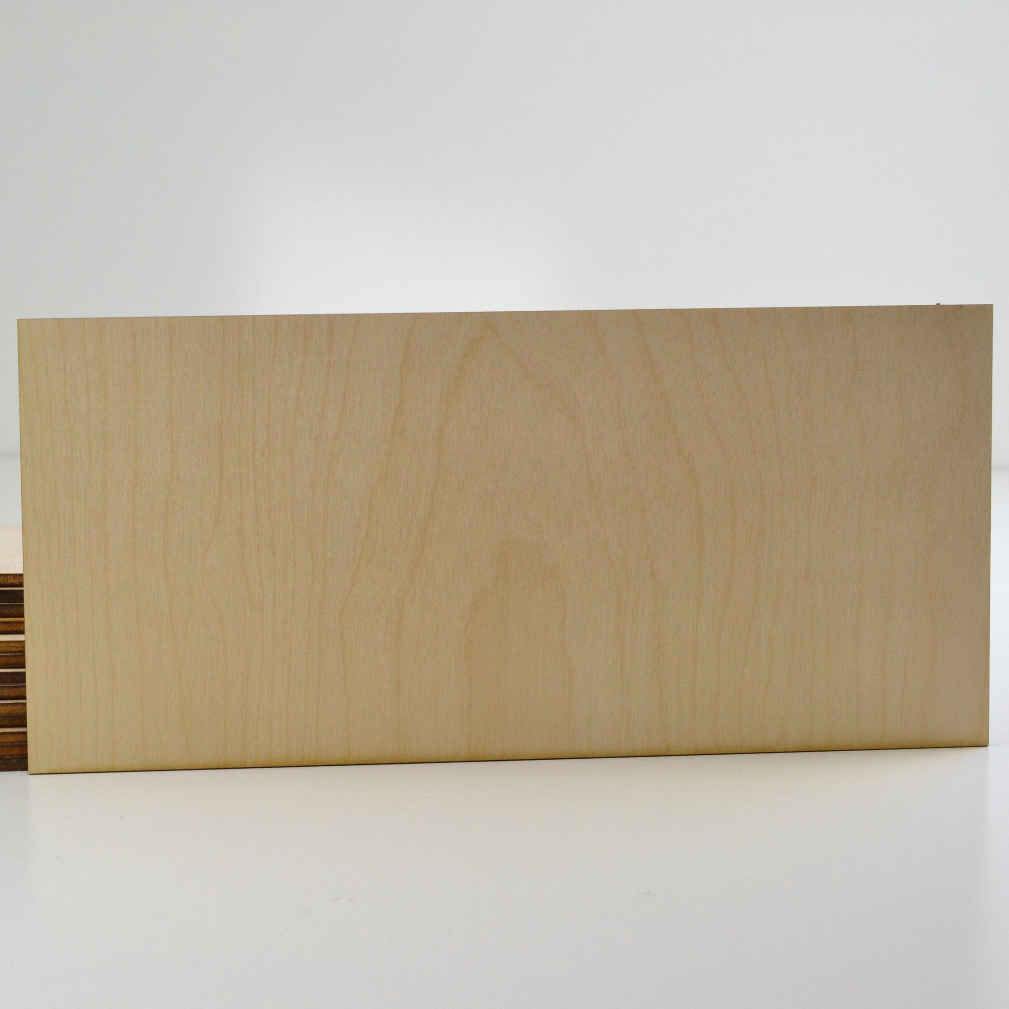 Glowforge Blanks - Sign and Craft Blanks - Earring Wood - Bulk Cut Box of 1/4" Bulk Baltic Birch 6" x 13" - Knot Creatives