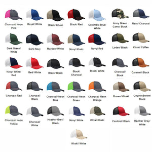 Your Logo! Custom Leather Patch Trucker Hat - Bulk Pricing - Knot Creatives
